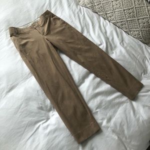 Banana Republic Khaki Cropped Ankle Pant